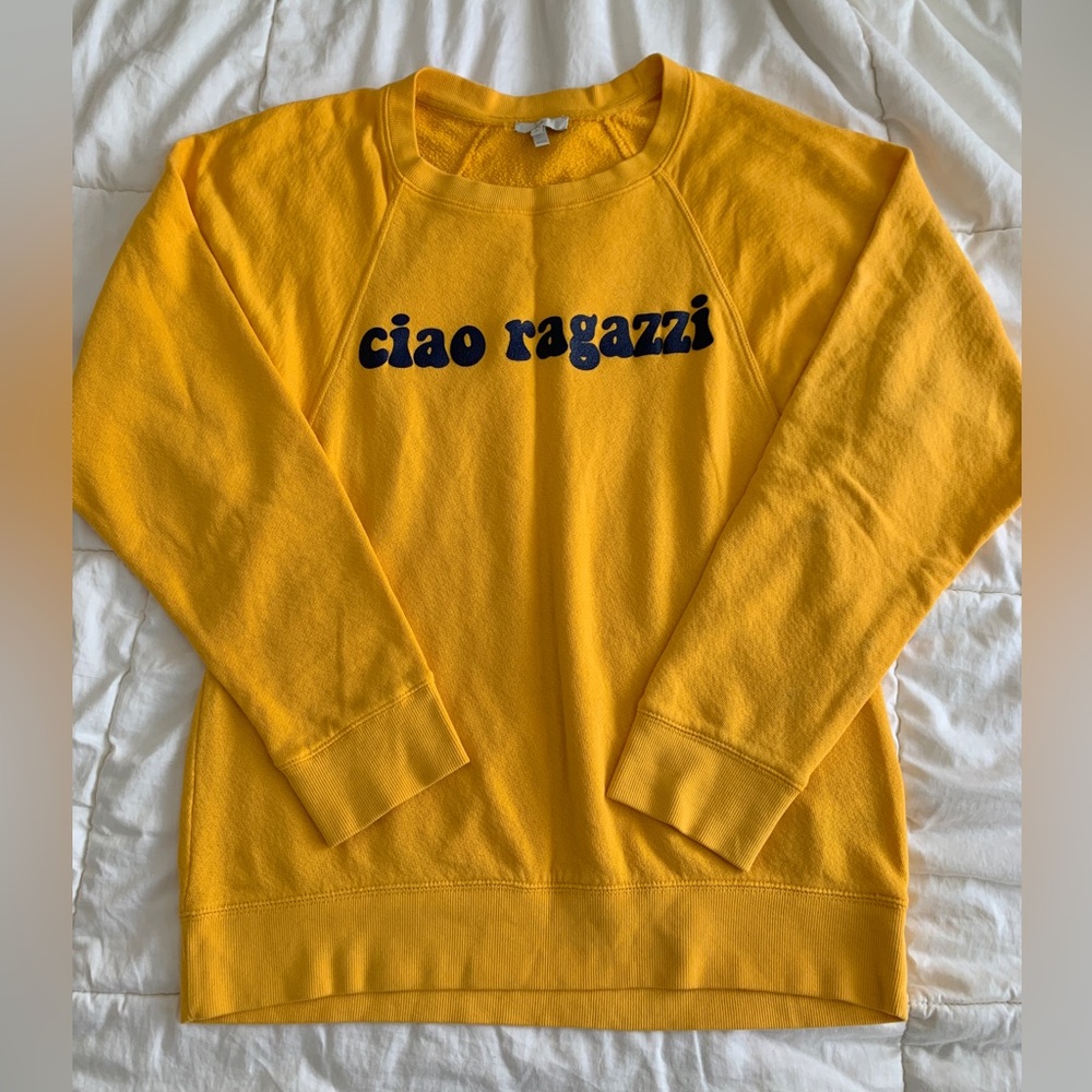 Joie mango yellow sweatshirt